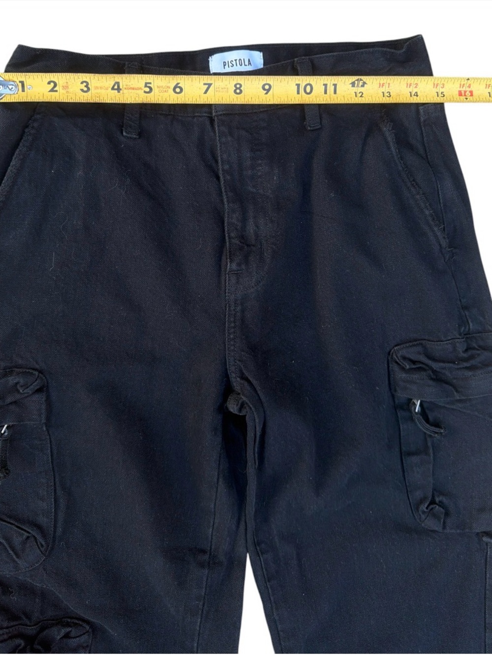Pistola Black Cargo Jogger Women’s Pants Denim Size 26 - Picture 5 of 10